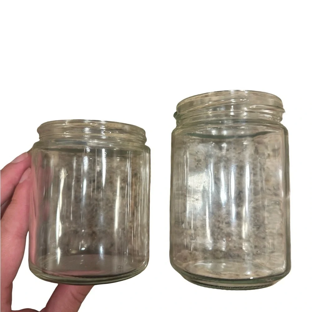 11 Glass Jars (No LIDS) (Used - Good Condition) 🫙